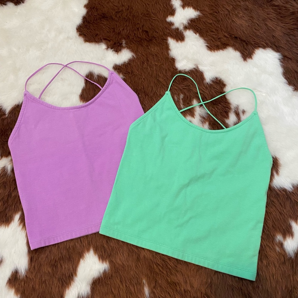 American Eagle Open Back Tanks